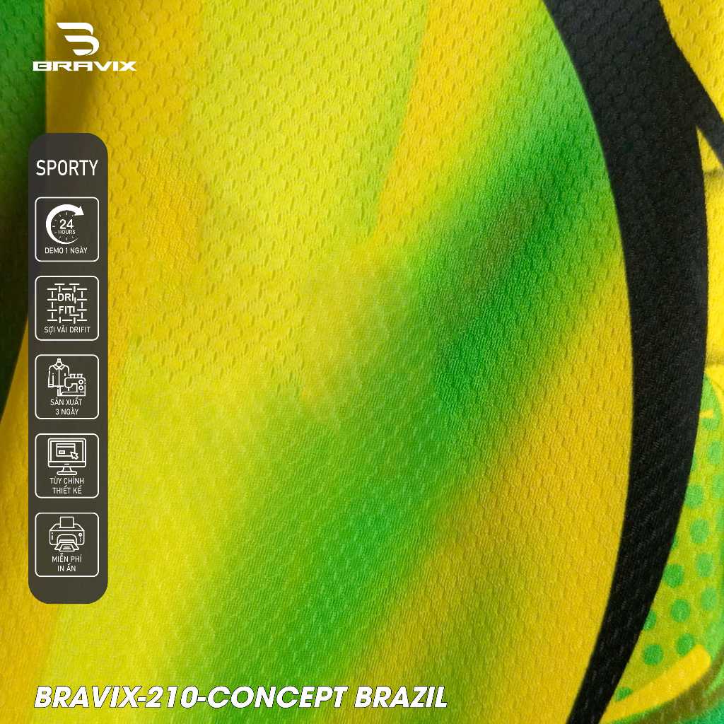 BRAVIX ÁO KHÔNG LOGO Samba Gold – Bộ Quần Áo Bóng Đá Thiết Kế Độc Quyền, Concept Riêng, Chất Liệu Dri-FIT Cao Cấp, Thấm-