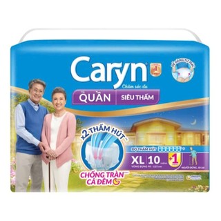Tã quần người lớn Caryn siêu Thấm M14/ L12/ XL10 miếng