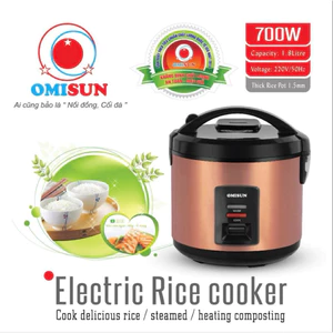 NỒI CƠM ĐIỆN OMISUN 1.8L - 700W