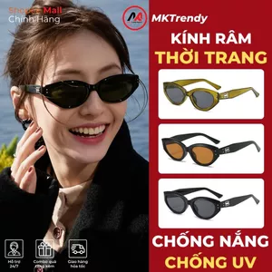 Kính râm mắt mèo MKTRENDY kính mát chống tia UV thời trang nam nữ phong cách Hàn Quốc sang trọng T838