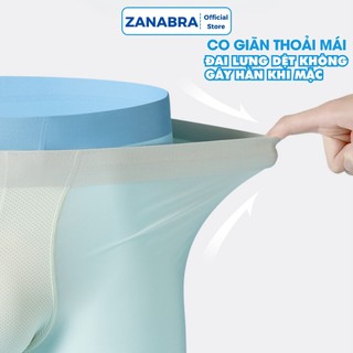 [Mẫu Mới Về] Quần lót nam dáng Boxer mềm mại kháng khuẩn thấm hút tốt co giãn 4 chiều ZANABRA N29