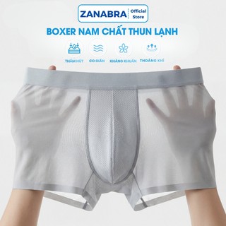 [Mẫu Mới Về] Quần lót nam dáng Boxer mềm mại kháng khuẩn thấm hút tốt co giãn 4 chiều ZANABRA N29
