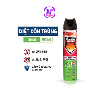 Bình xịt côn trùng Red Foxx hương chanh 300ml