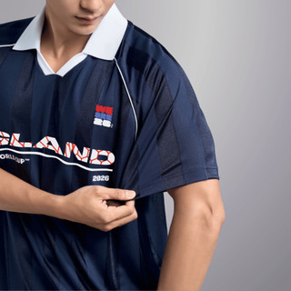 [MUA ÁO TẶNG KHĂN]Áo Polo nam nữ thể thao World Cup England Edition 26, Áo cổ vũ đội tuyển Anh thoáng mát