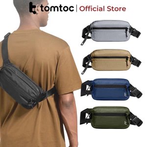Túi đeo chéo đựng phụ kiện Tomtoc Aviator T33 Chest Bag chính hãng, nhỏ gọn, kháng nước tốt