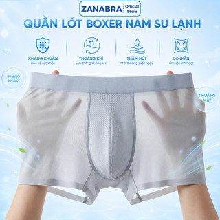 [Mẫu Mới Về] Quần lót nam dáng Boxer mềm mại kháng khuẩn thấm hút tốt co giãn 4 chiều ZANABRA N29