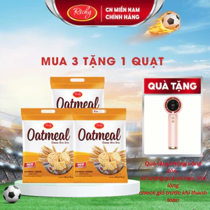 Combo 3 túi bánh yến mạch Oatmeal Richy 220g- 250g
