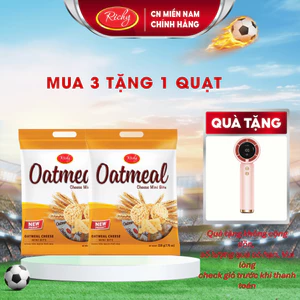 Combo 2 Túi Yến Mạch Richy mini bite vị Phô Mai 220g