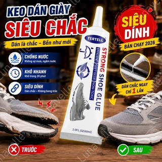 keo sửa giày dép keo dán giày Siêu Dính Cao Cấp, Chống Nước Tốt Trong Suốt An Toàn Cho Da