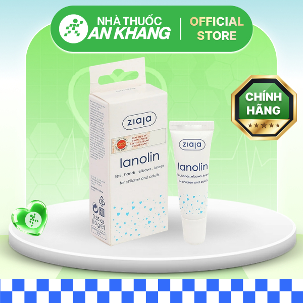 Sáp dưỡng da Ziaja Lanolina Kosmetyczna dưỡng ẩm, làm dịu da tuýp 10g [Nhà Thuốc An Khang - Chính Hãng 100%]