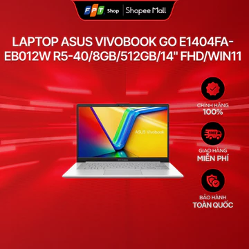 ASUS VivoBook Go E1404fa Eb012w – Ryzen 5, 8GB RAM, 512GB SSD
