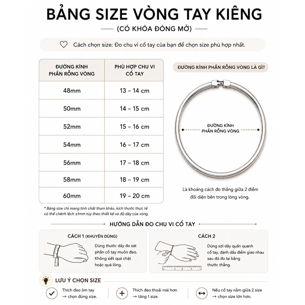 Vòng tay titan nam nữ unisex tròn trơn basic có khóa mở dày 4mm nhiều size không gỉ CF44 BY ACCESSORIES