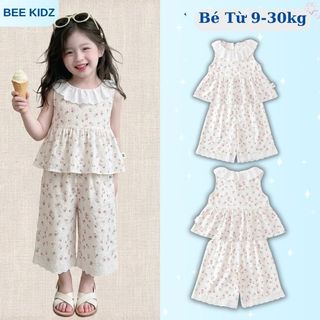 [ BST MỚI VỀ] Đồ Bộ Bé Gái, Set Bộ Bé Gái Thiết Kế Tiểu Thư Mặc Hàng Ngày Chất Liệu Thoáng Mát