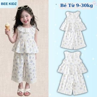 [ BST MỚI VỀ] Đồ Bộ Bé Gái, Set Bộ Bé Gái Thiết Kế Tiểu Thư Mặc Hàng Ngày Chất Liệu Thoáng Mát