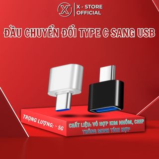 Đầu Chuyển Type C Sang USB 3.0 OTG Tốc Độ Cao, Cổng USB-C Chuyển USB 3.0 Truyền Dữ Liệu - DCD