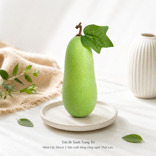 Trái Bí Xanh trang trí (Bí Đao) Cao Cấp | Trái Cây Nhựa foam, Trái Cây trang trí, Trái Cây Mô Hình