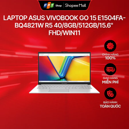 Laptop Asus Vivobook Go 15 E1504FA-BQ4821W R5 40/8GB/512GB/15.6" FHD/Win11