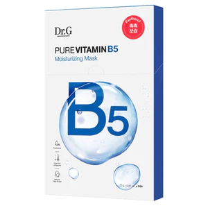 Mặt nạ dưỡng ẩm, phục hồi Dr.G Pure Vitamin B5, hộp 5 miếng