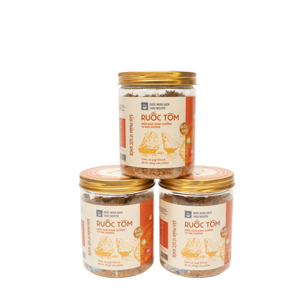 [Chuẩn OCOP] Ruốc Tôm - Ruốc Ngon Sạch Thảo Nguyên Thơm Ngon Bổ Dưỡng hộp 150g