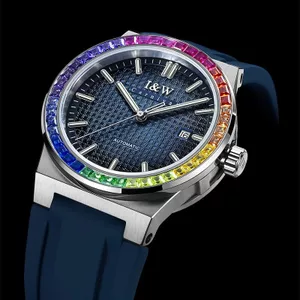Đồng Hồ Nam Chính Hãng I&W Carnival 716G-S1 Full Box Chống Nước Kính Sapphire (Máy Cơ Tự Động)