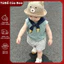 Bộ Bé Trai Áo Ba Lỗ Quần Short Sọc Style Hàn Quốc Cotton Mềm Mát 7-17kg A45