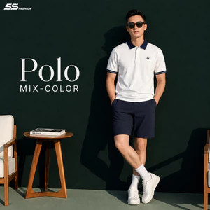Áo Polo Nam MIX-COLOR Ngắn Tay 5S FASHION Cotton Mát Lạnh, Thoáng Khí, Lịch Lãm M0APC26101