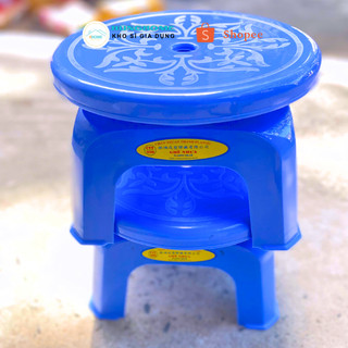 Combo 5 Ghế Ốc, Ghế Ngồi Giặt Đồ Nhựa Thấp Mặt Tròn, Hàng Đẹp - Nhựa Tốt - Hùng Home