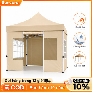 Nhà Bạt Di Động Gấp Gọn ;dùng ngoài chợ, lều di động,Che Nắng Mưa Ngoài Trời