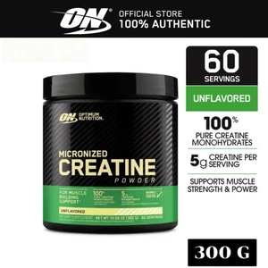 Optimum Nutrition Creatine Tinh bột không hương Creatine 300g Tăng hiệu suất thể thao