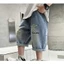 Quần Ngố Jean Bé Trai Form Rộng Hot Trend Chất Bò Mềm Thoáng Mát Cá Tính 6-15 Tuổi