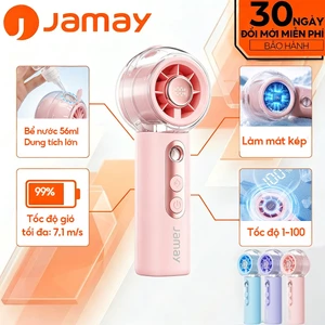 JAMAY MF10 Quạt Phun Sương Turbo Quạt cầm tay sạc điện199 cấp độ gió hoạt động êm ái giao diện Type-C
