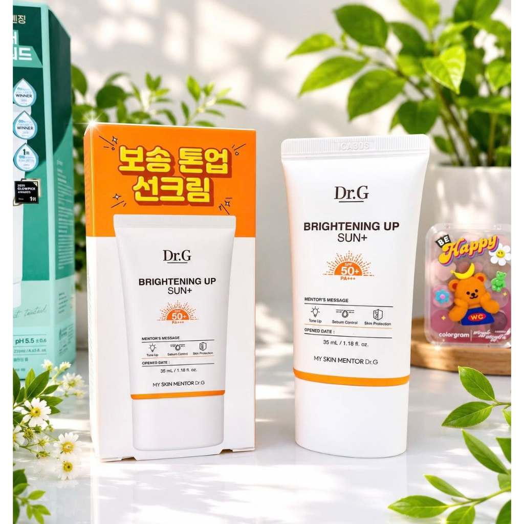 Kem Chống Nắng Thuần Vật Lý Cho Da Nhạy Cảm Dr.G Green Mild Up Sun+ SPF50+ 20ml Nâng Tông Kiềm Dầu