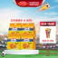 Combo 4 Bịch Bánh Mì Hoa Cúc, Bịch 3 Bánh, Bánh mì ăn sáng Bánh kẹo Richy - HSD 35 ngày