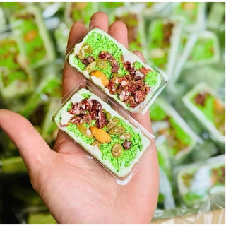 Bánh Sữa Chua Yến Mạch Mix Hạt Vị Nguyên Bản & Matcha - Đồ Ăn Vặt Ít Đường Cho Dân Văn Phòng