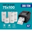 GIẤY NHIỆT 75x100 giấy in đơn hàng 75*100 DÁN ĐƯỢC shopee TMĐT 7.5x10 in phiếu ship 75x100mm in bưu