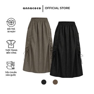 [HOẢ TỐC] Chân Váy Lưng Chun Rút Dây Buộc Nơ | Urban Volume Skirt