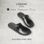 RM02.2 - Giày Sục da bò Round Mules LEMANS, đế cao su có mùi thơm, thiết kế quai điều chỉnh trẻ trung, Bảo hành 12 tháng