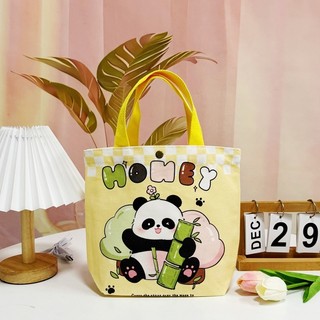 Túi Vải Canvas Nhỏ Túi Tote Đi Học Dạo Phố Dễ Thương MEILI STORE