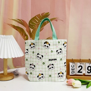 Túi Vải Canvas Nhỏ Túi Tote Đi Học Dạo Phố Dễ Thương MEILI STORE