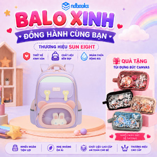 SUN EIGHT - 22260 Balo học sinh Cấp 1 siêu nhẹ, chống gù, chống thấm nước