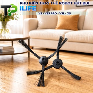 ( 1 CẶP )CHỔI CẠNH, CHỔI QUÉT ROBOT HÚT BỤI ILIFE V5, V5S PRO, V3L, X5