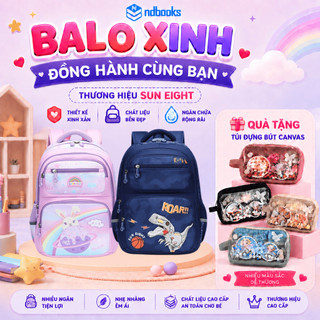 SUN EIGHT - 90209 Balo học sinh Cấp 1 siêu nhẹ, chống gù, chống thấm nước