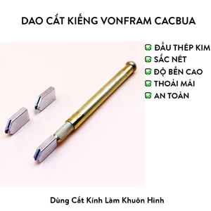 Dao Cắt Kiếng, Bút Cắt Kính, Gạch Men Hợp Kim Cacbua Vonfram Hàng Chuẩn Cắt Sắc Ngọt, Bền