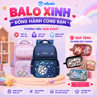 SUN EIGHT - 90225 Balo học sinh Cấp 1 siêu nhẹ, chống gù, chống thấm nước
