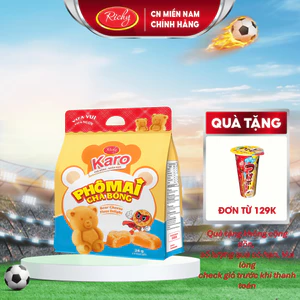 Bánh Karo Gấu Richy - Bánh Chà Bông Nhân Phô Mai Trứng - Date 45 Ngày