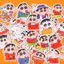 Bộ 40 Sticker Shin-chan Dễ Thương - Dán Trang Trí Sổ Tay Diy, Nhãn Dán Sticker Shin