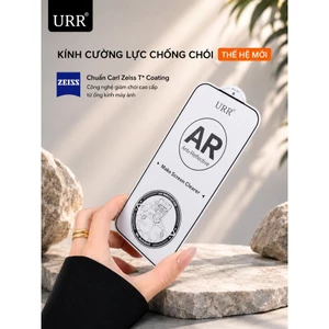 Kính cường lực URR AR Ultra HD - chống chói, chống bám vân, hiện thị sắc nét dành cho iphone 17/16/15/14/pro/max