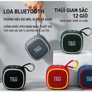 Loa Bluetooth mini bass mạnh Kháng Lực Chống Nước Thiết Kế Nhỏ Gọn Sang Trọng Nghe Nhạc Hay Có Móc T