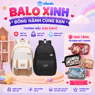 SUN EIGHT - 8475 Balo học sinh siêu nhẹ, chống thấm nước, Cặp sách học sinh chính hãng
