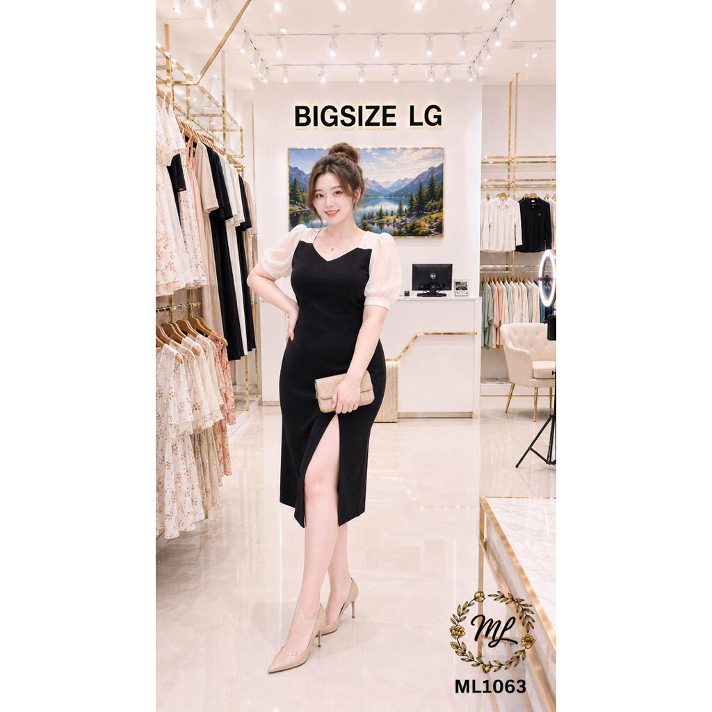 ĐẦM BIGSIZE ML1063 – THANH LỊCH, TÔN DÁNG, CHE KHUYẾT ĐIỂM HOÀN HẢO